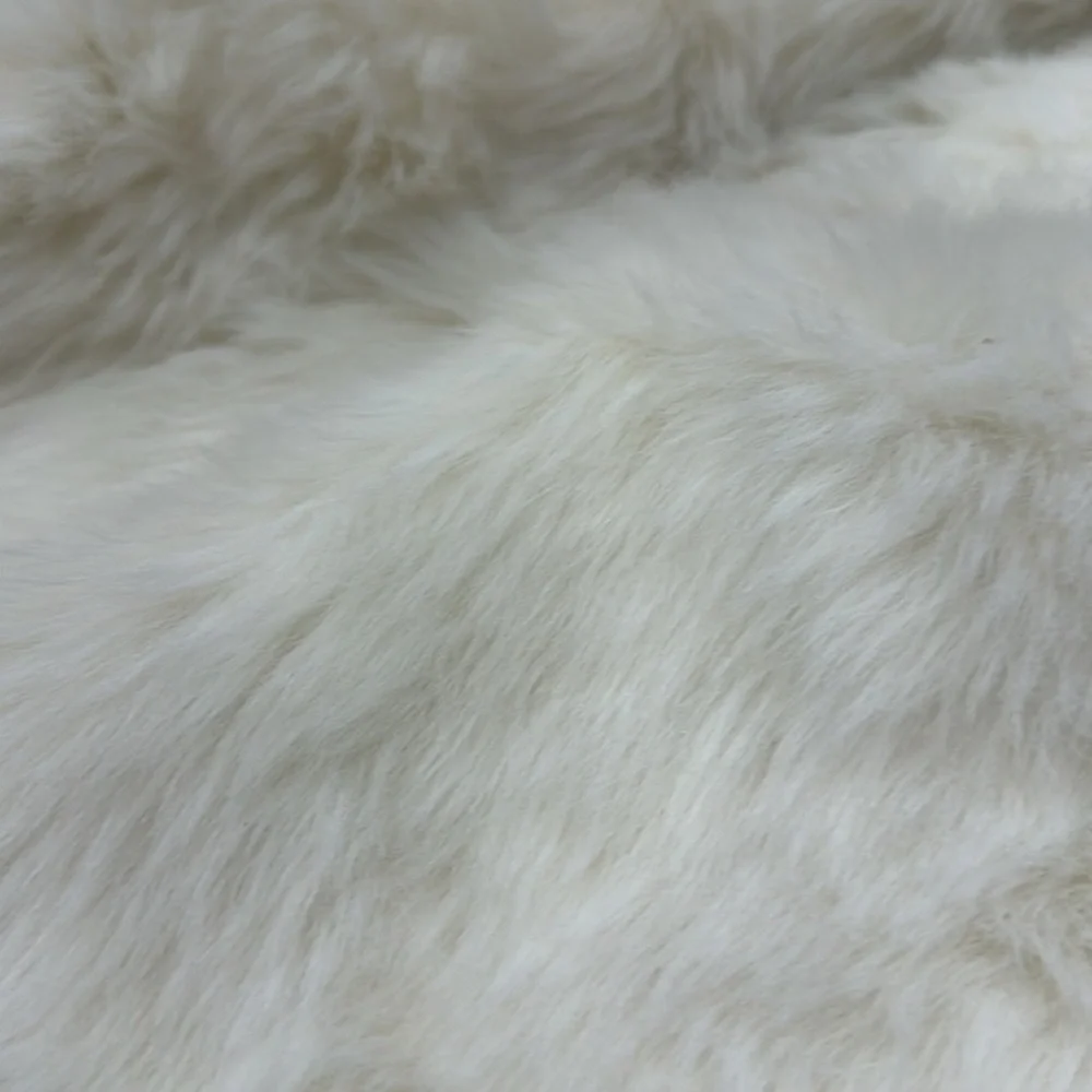 West Elm Christmas Tree Skirt in White Faux Fur